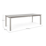 Tavolo Konnor 160-240x100 rastin